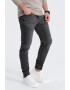 OMBRE Pantaloni jogger de denim cu snururi - Pled.ro