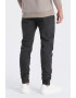 OMBRE Pantaloni jogger de denim cu snururi - Pled.ro