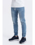 OMBRE Pantaloni jogger de denim cu snururi - Pled.ro