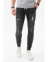 OMBRE Pantaloni jogger din denim cu aspect deteriorat - Pled.ro