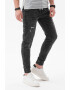 OMBRE Pantaloni jogger din denim cu aspect deteriorat - Pled.ro