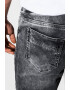 OMBRE Pantaloni jogger din denim cu talie ajustabila - Pled.ro