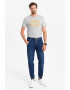 OMBRE Pantaloni jogger din denim cu talie ajustabila - Pled.ro