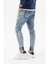 OMBRE Pantaloni jogger slim fit din denim - Pled.ro