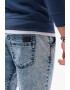 OMBRE Pantaloni jogger slim fit din denim - Pled.ro