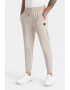 OMBRE Pantaloni sport din amestec de bumbac cu logo - Pled.ro