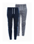 OMBRE Set de pantaloni sport conici - 2 perechi - Pled.ro