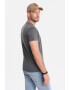 OMBRE Tricou cu model uni si decolteu henley - Pled.ro