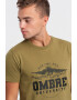 OMBRE Tricou de bumbac cu imprimeu - Pled.ro