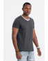 OMBRE Tricou din bumbac cu decolteu rotund - Pled.ro