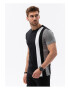 OMBRE Tricou din bumbac cu model colorblock - Pled.ro