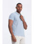 OMBRE Tricou polo cu model uni - Pled.ro