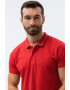 OMBRE Tricou polo din bumbac cu model pique - Pled.ro