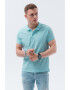 OMBRE Tricou polo din bumbac cu model pique - Pled.ro