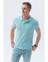 OMBRE Tricou polo din bumbac cu model pique - Pled.ro