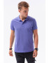 OMBRE Tricou polo din bumbac cu model pique - Pled.ro