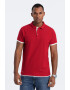 OMBRE Tricou polo din bumbac pique - Pled.ro