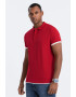 OMBRE Tricou polo din bumbac pique - Pled.ro