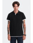 OMBRE Tricou polo din bumbac pique - Pled.ro