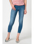 Only Blugi skinny cu talie inalta si aspect decolorat Blush Life - Pled.ro