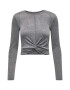 Only Bluza crop asimetrica cu fronseu - Pled.ro