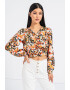 Only Bluza crop cu decolteu in V Cher - Pled.ro