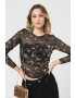 Only Bluza crop din plasa - Pled.ro