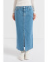 Only Fusta din denim cu slit frontal - Pled.ro