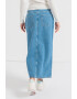 Only Fusta din denim cu slit frontal - Pled.ro