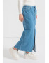 Only Fusta din denim cu slit frontal - Pled.ro