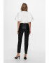 Only Pantaloni crop de piele ecologica - Pled.ro