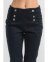 Only Pantaloni de trening bootcut din amestec de bumbac - Pled.ro