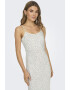 Only Rochie midi cu buline si slit lateral - Pled.ro