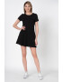 Only Rochie mini de bumbac organic cu croiala in A May - Pled.ro