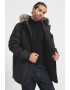 Only & Sons Geaca parka cu gluga cu garnitura din blana sintetica - Pled.ro