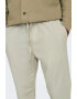 Only & Sons Pantaloni conici din amestec de in cu snururi - Pled.ro