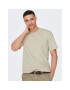 Only & Sons Tricou barbati 47502 Bumbac Bej - Pled.ro