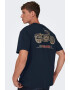 Only & Sons Tricou cu imprimeu pe spate - Pled.ro