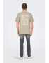 Only & Sons Tricou din bumbac organic cu imprimeu pe partea din spate - Pled.ro