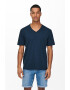 Only & Sons Tricou regular fit cu decolteu in V - Pled.ro