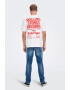 Only & Sons Tricou relaxed fit cu imprimeu contrastant pe partea din spate - Pled.ro