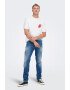 Only & Sons Tricou relaxed fit cu imprimeu contrastant pe partea din spate - Pled.ro