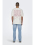 Only & Sons Tricou relaxed fit cu imprimeu text - Pled.ro