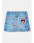 OVS Fusta din denim cu imprimeu Minnie - Pled.ro