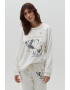 OVS Pijama din material pufos cu imprimeu cu Snoopy - Pled.ro