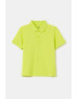 OVS Tricou polo din bumbac cu model uni - Pled.ro