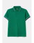 OVS Tricou polo din material pique cu garnituri contrastante - Pled.ro