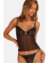 OW Intimates Top brodat de plasa - Pled.ro