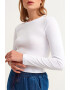 OXXO Bluza crop de bumbac - Pled.ro