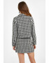 OXXO Jacheta-camasa crop cu model houndstooth - Pled.ro